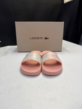 Original LACOSTE Schlappen Pink Größe 37 NP: 45,00€ - bis 50% Rabatt