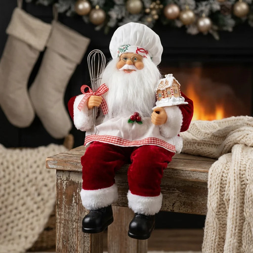 Weihnachtsmann nicolas 30cm - weihnachtsmann,
