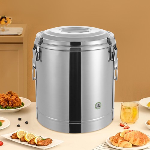 Edelstahl thermobehälter 30l - edelstahl,