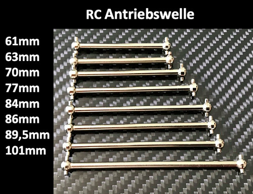 Dogbone antriebswelle - 2x, rc