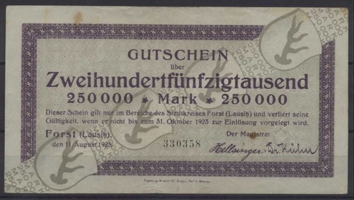 24353 notgeld forst - [24353],
