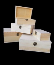 5 Holzkisten Deko Decoupage