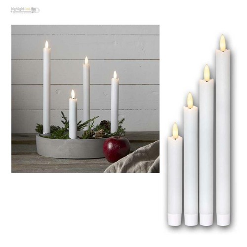 4er set led tafel - set,