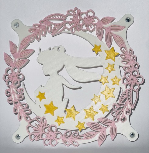 Sailor moon fan cover - moon, pc