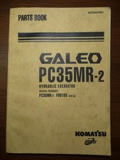 x 319 Komatsu PC 35  -2  Ersatzteilliste parts list Ersatzteilbuch