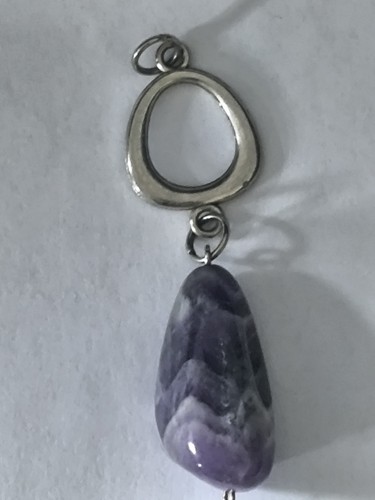 Heilstein anhänger amethyst - heilstein,