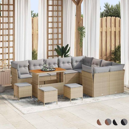 Garten sofa set mit kissen - mit,