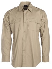 Tropenhemd 1/1 Arm khaki
