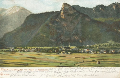 Oberammergau totale mit kofel - oberammergau,