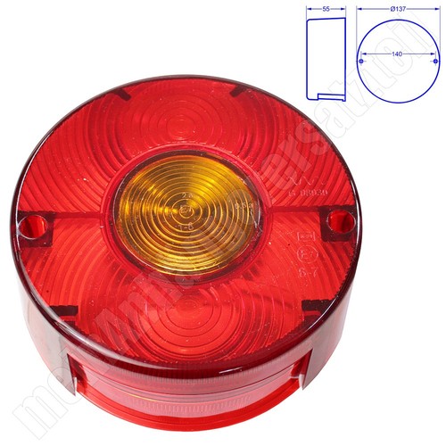 Lichtscheibe ersatzglas rund - lichtscheibe,