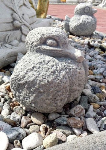 Steinfigur ente 19 - ",