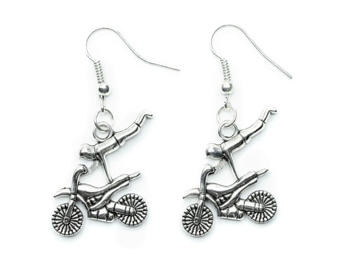 Stunt enduro ohrringe - enduro,