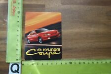 Alter Aufkleber Autohaus Werkstatt Automobil HYUNDAI COUPÉ