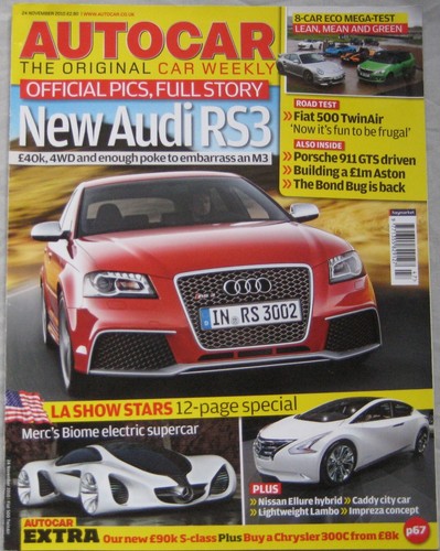 Autocar magazine november - autocar,