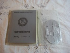 Wehrdienstausweis DDR Deutsche