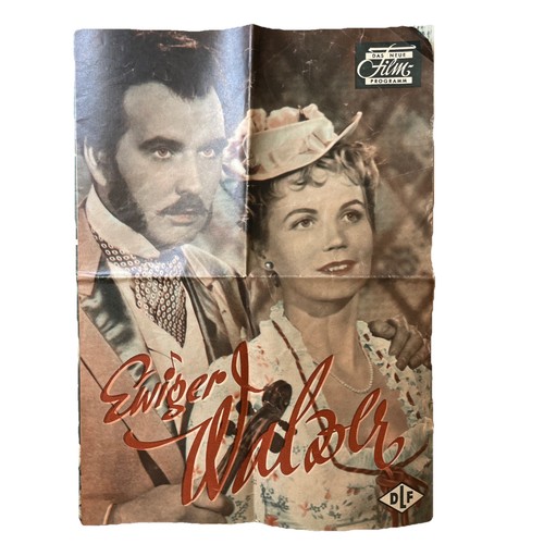Altes dlf filmprogramm plakat - altes,