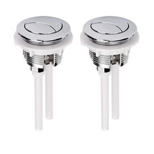 2 Stück Toilettenspülung Drücker Toiletten Wassertank Drucktasten 38mm Toilet...