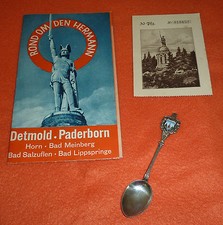 Hermannsdenkmal Arminius Andenkenlöffel Eintrittskarte Hermann der Cherusker