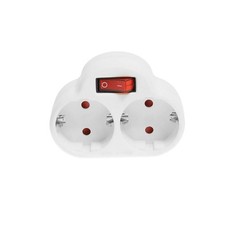 Steckdosenadapter mit zwei