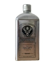 Jägermeister Blechdose Metallbox  Werbung Sammlerstück RAR Silber 