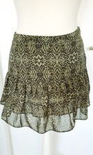 Rock Minirock grün schwarz