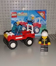 Lego System 6511/1992 Vintage Feuerwehr Einsatzwagen kpl. mit OBA