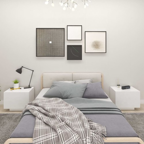 Nachttisch weiß 100x35x40 - weiß, cm