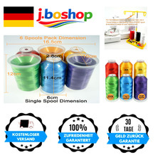 Stickgarn Set 6er Regenbogen