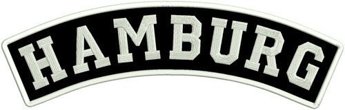 Hamburg aufnäher - hamburg,