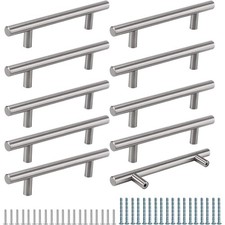 Gebürstete Türgriffe 10er