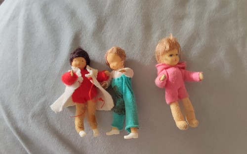 Caco biegepuppe 5 cm mit - 3, x