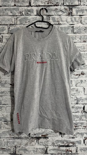Prada tshirt herren grau - prada,
