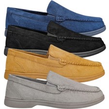 Herren Kunstleder Mokassins