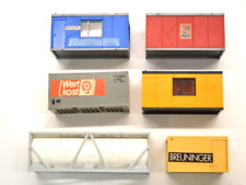 Seecontainer Wohncontainer 6x Container 1:87 Eisenbahn H0 Ladegut beklebt Set Z1