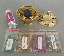 Räucherset Schale Messing +