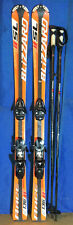 Blizzard SL Race Carving- Ski Set 136 cm mit Atomic Bindung + Carbon Skistöcke