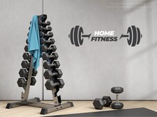 Home Fitness Wandtattoo Home Gym Hantel Aufkleber Wall Art Training Sport #011