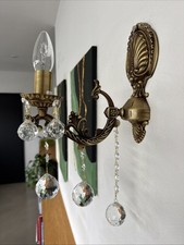 Kristall Wandlampe Einflammig
