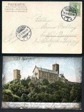 Ansichtskarte WARTBURG EISENACH - Leipzig-Leutzsch 1905