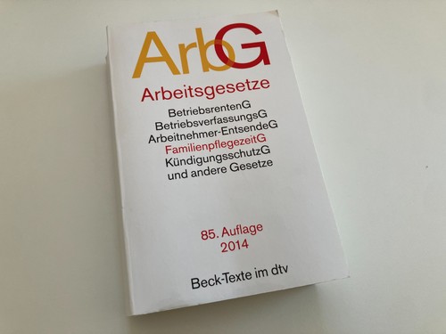 Arbeitsgesetze arbg - arbeitsgesetze,