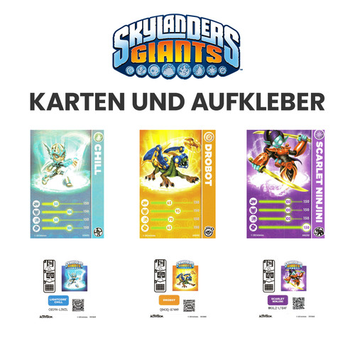 Skylanders giants karten - skylanders,