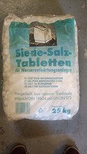 Salztabletten Regeneriersalz Siede Tablettensalz Sack 25 KG f. Enthärtungsanlage