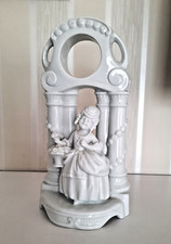 Uhr, dekoratives Uhrengehäuse Porzellan, Kaminuhr, Portaluhr