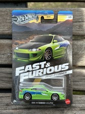 Hot Wheels Silver Series Fast & Furious Brain O'Conner 1995 Mitsubishi Eclipse