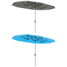 großer groß 4-6meter sonnenschirme oval wetterfest witterungsbeständig