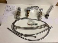 Ideal Standard Akua, Vigour Wannenarmatur Chrom, 4-Loch, Wannenrand, Neu A4045AA