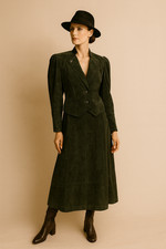 Vintage Wildleder Zweiteiler