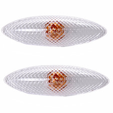 Seitenblinker Set für Toyota Yaris CP10 1999 - 205 W5W Blinker weiß Silber