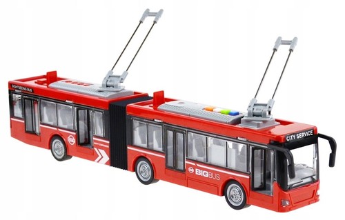 Großer gelenkbus mit - großer,