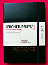 Edles Blanko Notizbuch Leuchtturm1917_von Weltkunst_A5_251 Seiten_Sticker Extras